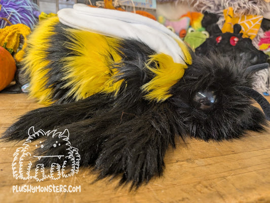 Herman, the Actual Bee! - Weighted Bumblebee Plushy