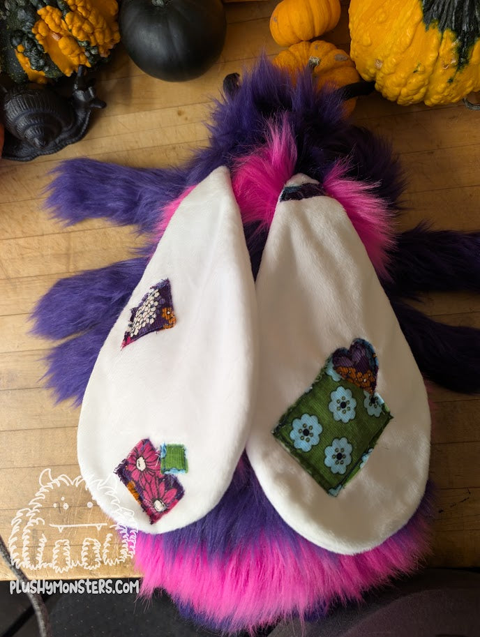 Bright-Eyed Patchy Beeatrice, the Actual Bee! - Weighted Bumblebee Plushy