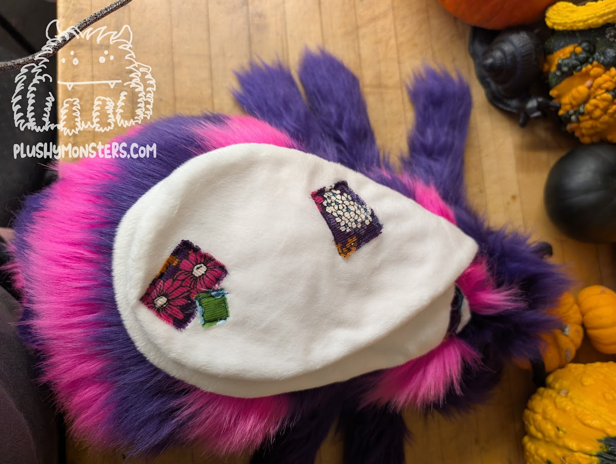 Bright-Eyed Patchy Beeatrice, the Actual Bee! - Weighted Bumblebee Plushy