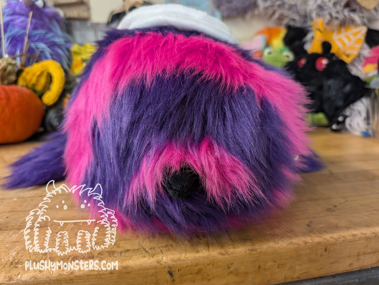 Bright-Eyed Patchy Beeatrice, the Actual Bee! - Weighted Bumblebee Plushy