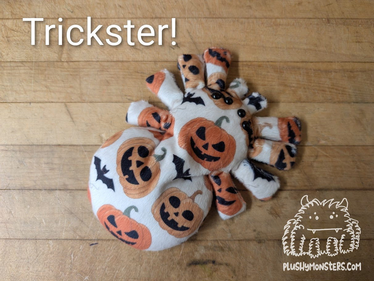 Pumpkin and Jack-O'-Lantern Spiderlings!