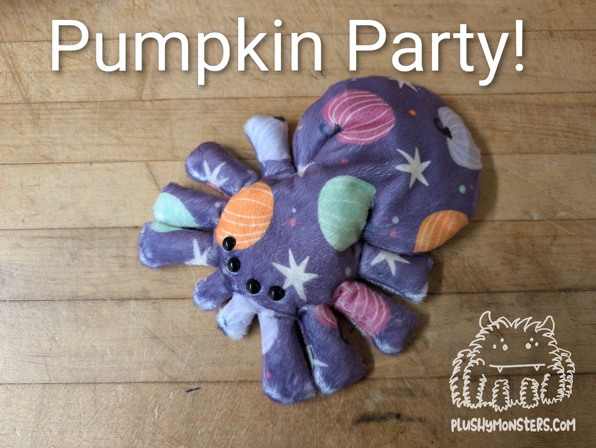 Pumpkin and Jack-O'-Lantern Spiderlings!