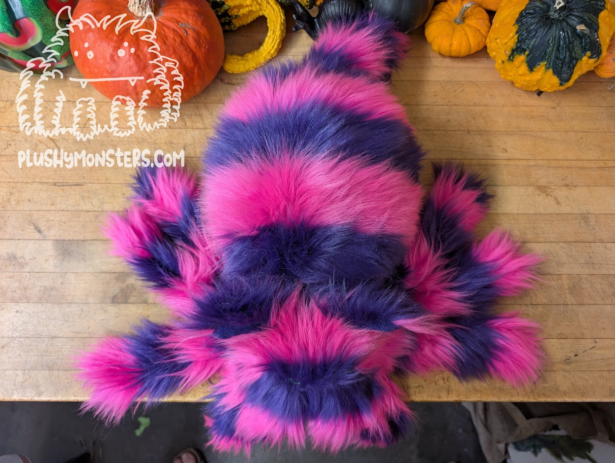 Lil' Chessy (Purple Faces!)! - Cheshire Cat Spider in Disguise - Weighted Lil' Guy