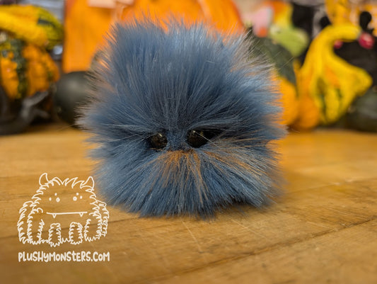 Denim Tiny Boi with a Bit of Orange!