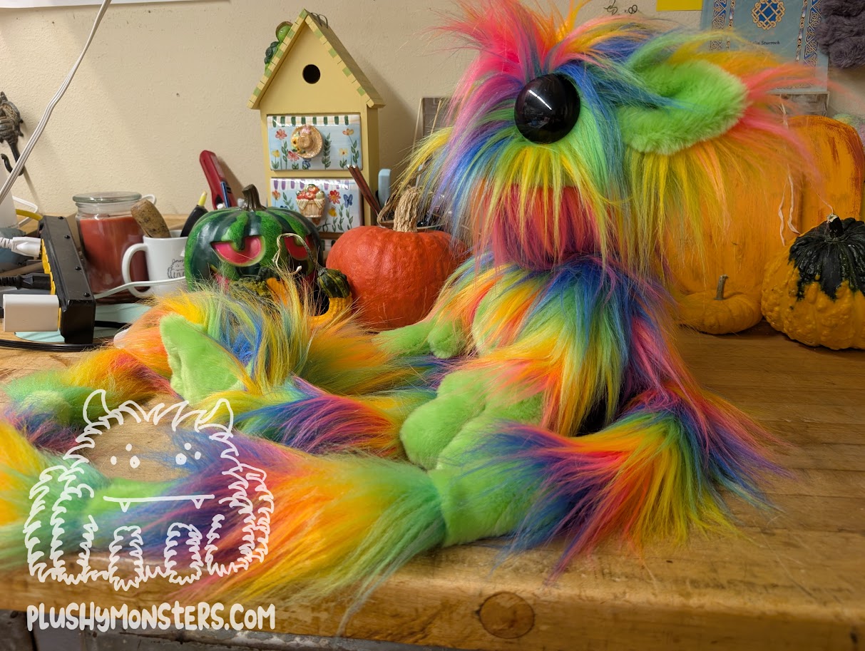 Grabby! And Cookie Buddy! - Weighted Lanky Plushy Monster and Travel Buddy