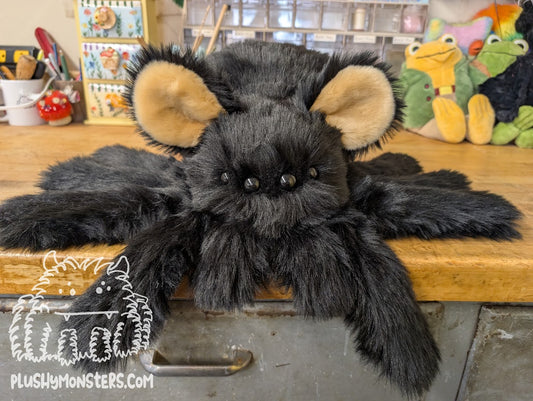 Lil' Able! Black Bear Spider in Disguise - Weighted Lil' Guy