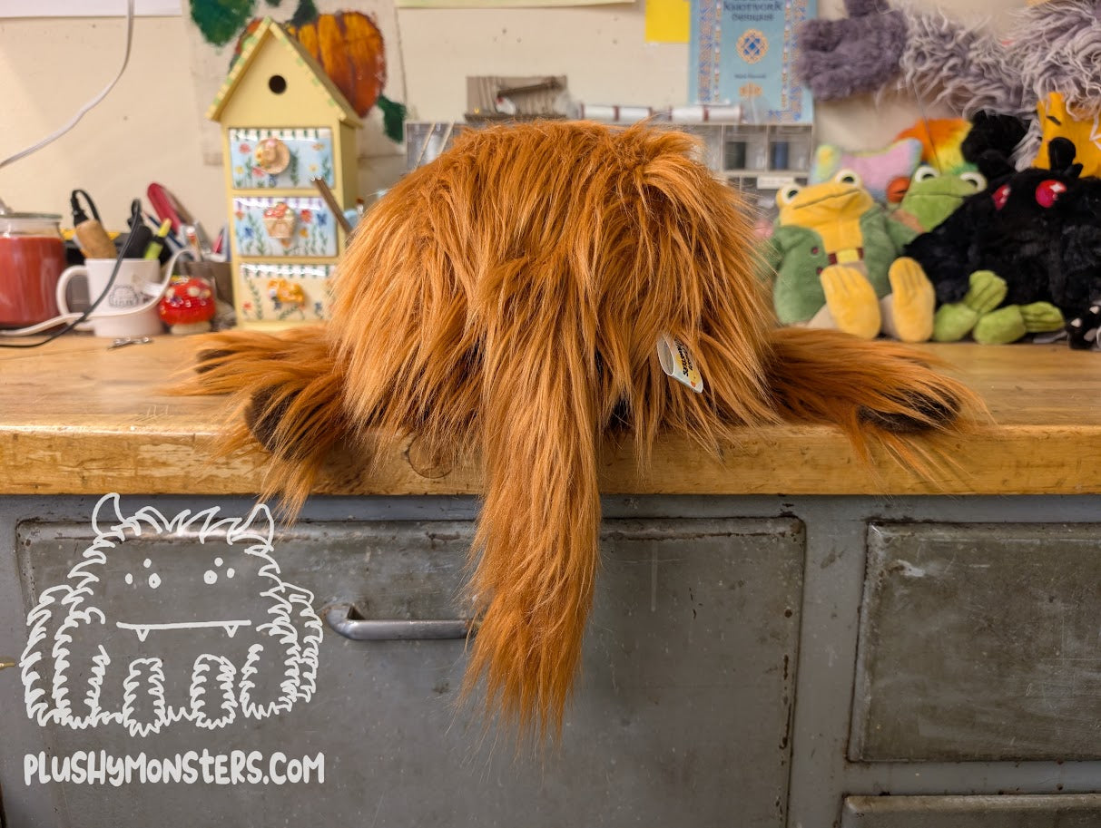 Lil' Hazy for Sara! Highland Cow Spider in Disguise - Weighted Lil' Guy