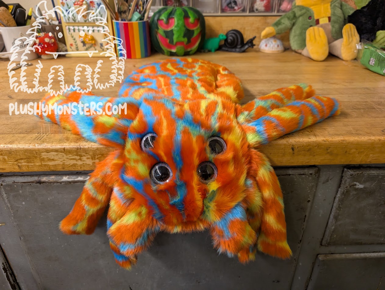 Mr. Incredible! With Silver Eyes! - Weighted Pancake Spider