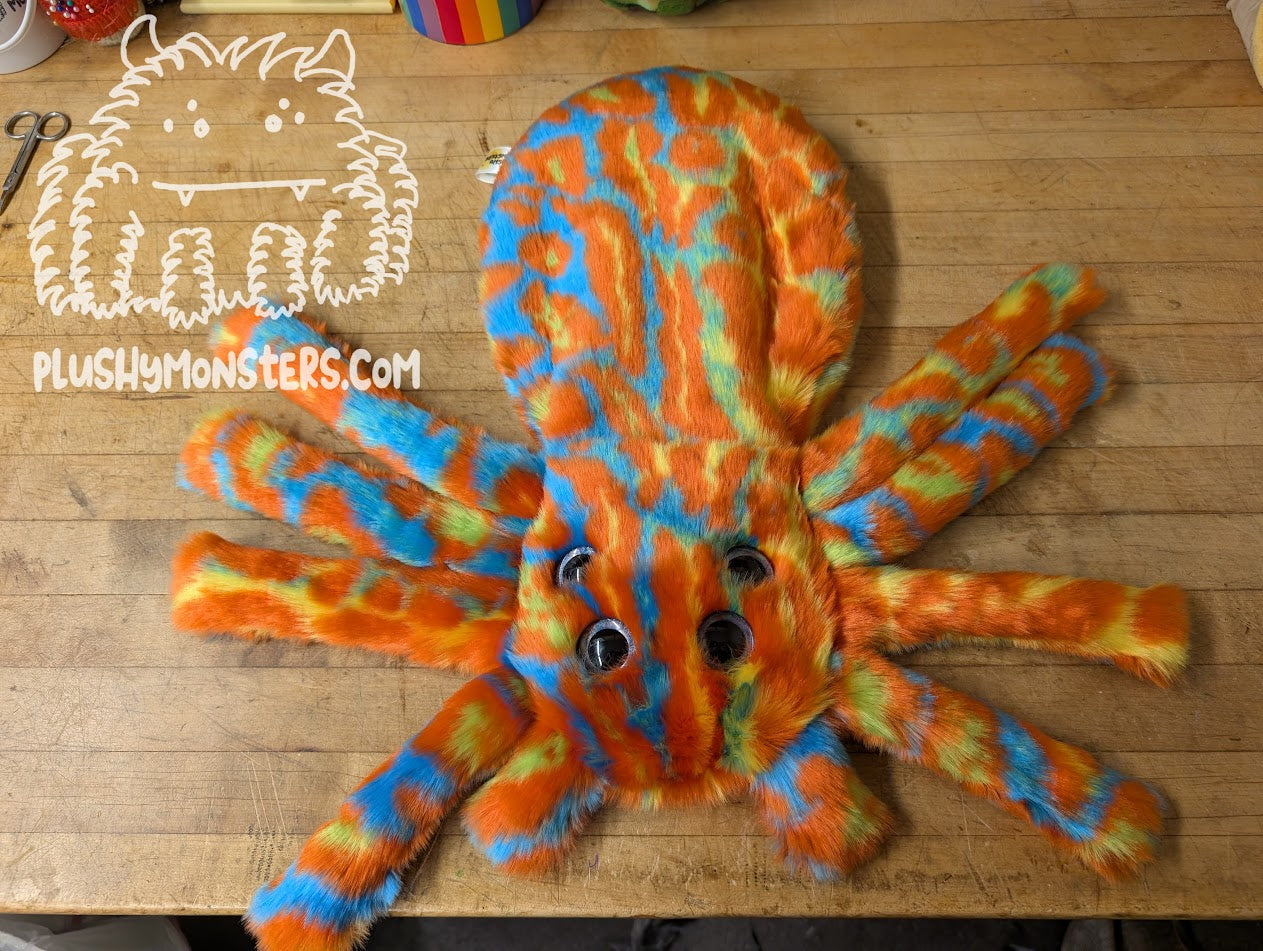 Mr. Incredible! With Silver Eyes! - Weighted Pancake Spider