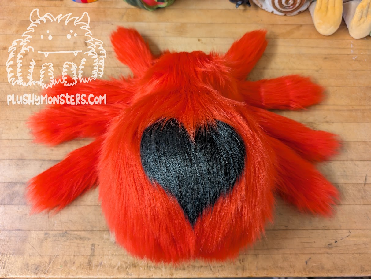 **PREORDER** Lovey Widder! - Red with Black Heart - Weighted Middlin'