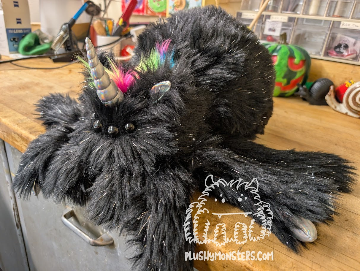 Lil' Onyx Sparkles! - Unicorn Spider in Disguise - Weighted Lil' Guy
