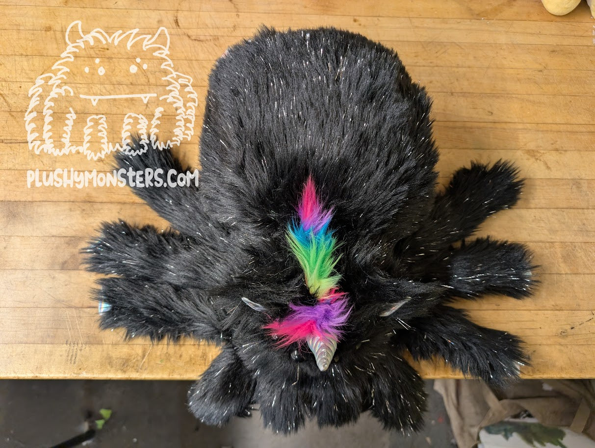 Lil' Onyx Sparkles! - Unicorn Spider in Disguise - Weighted Lil' Guy
