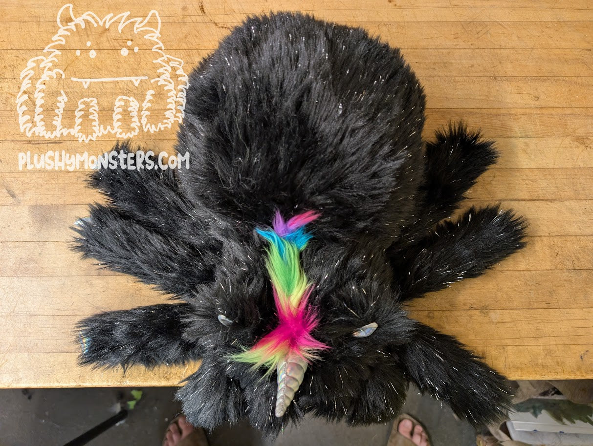 Lil' Onyx Sparkles! - Unicorn Spider in Disguise - Weighted Lil' Guy