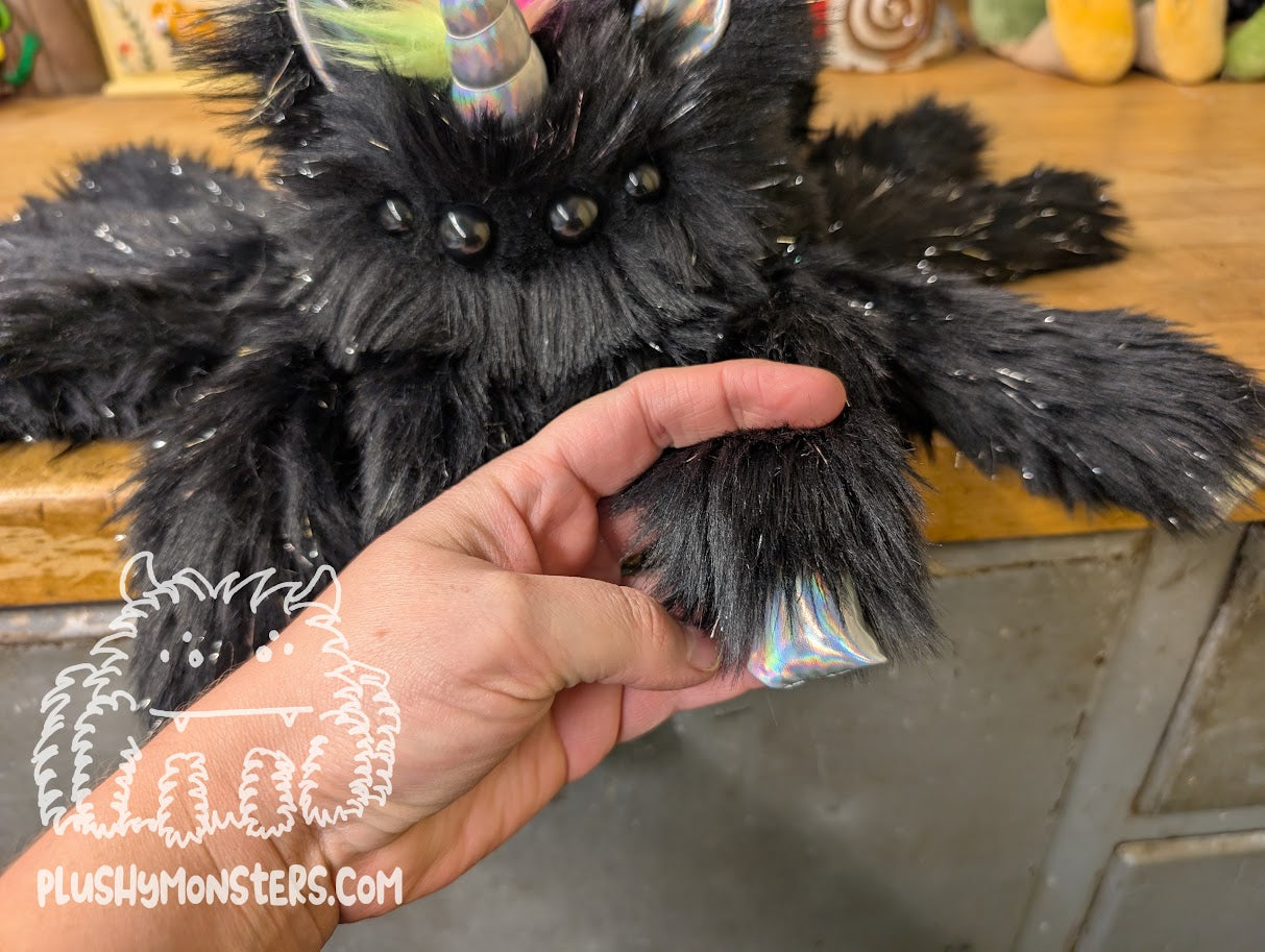 Lil' Onyx Sparkles! - Unicorn Spider in Disguise - Weighted Lil' Guy