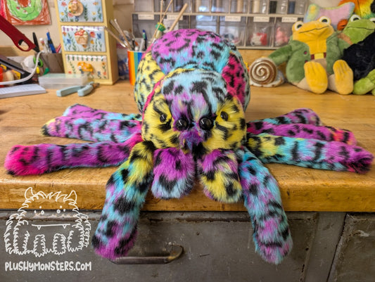 Lil' Rainbow Leopard! - Weighted Lil' Guy