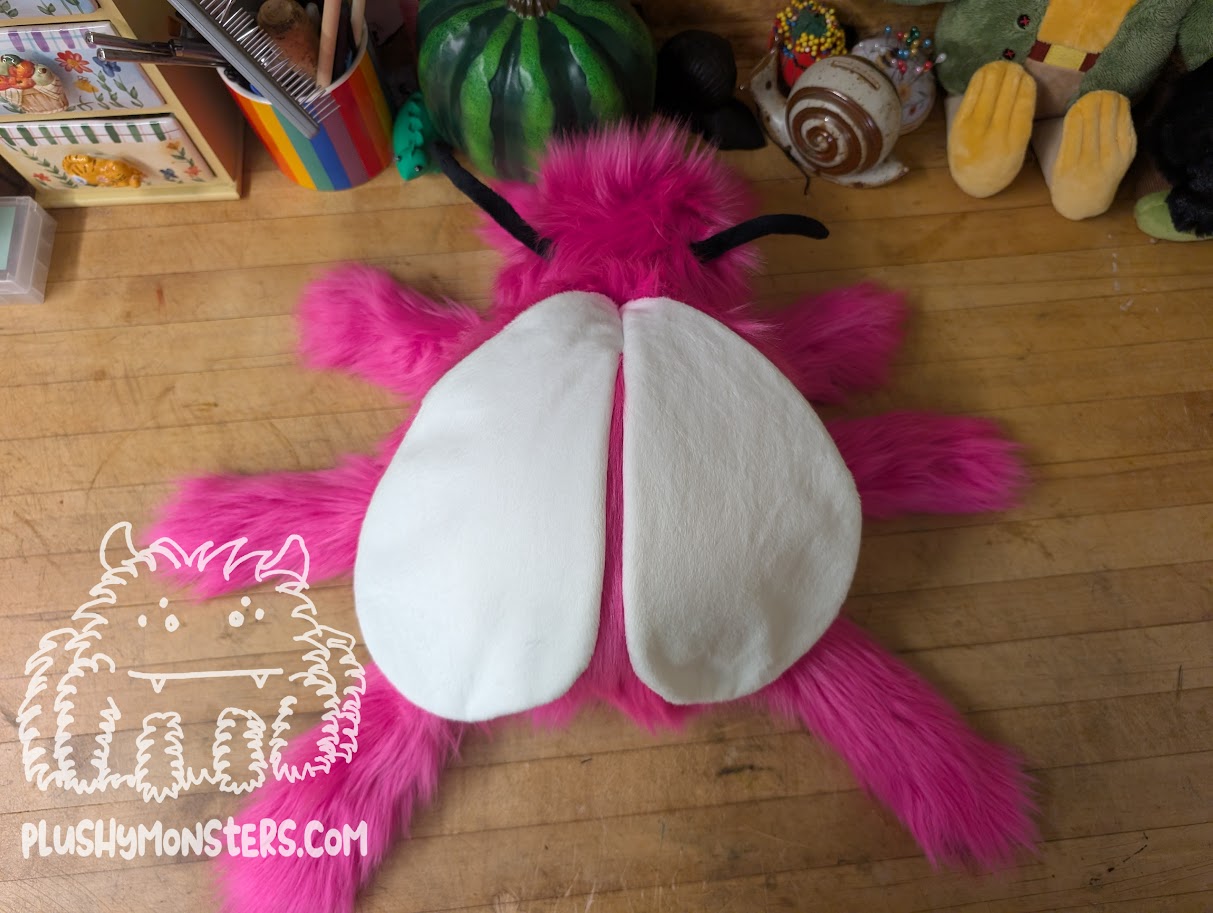 Fuchsia Bug! - Weighted Bug! With Wings!