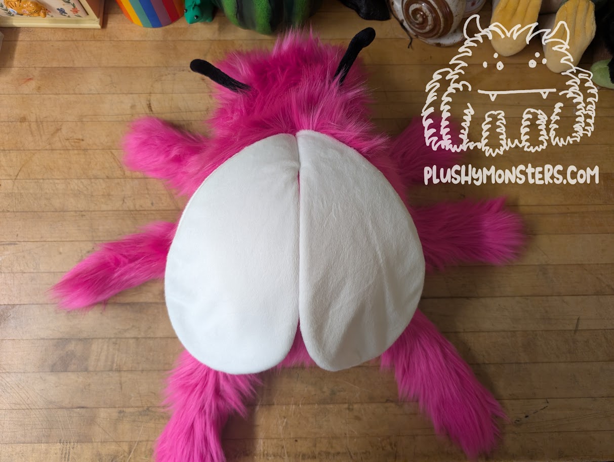 Fuchsia Bug! - Weighted Bug! With Wings!