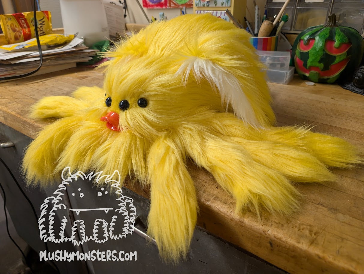 Lil' Shaggy Yeller Ducky! Duck Spider in Disguise! - Weighted Lil' Guy