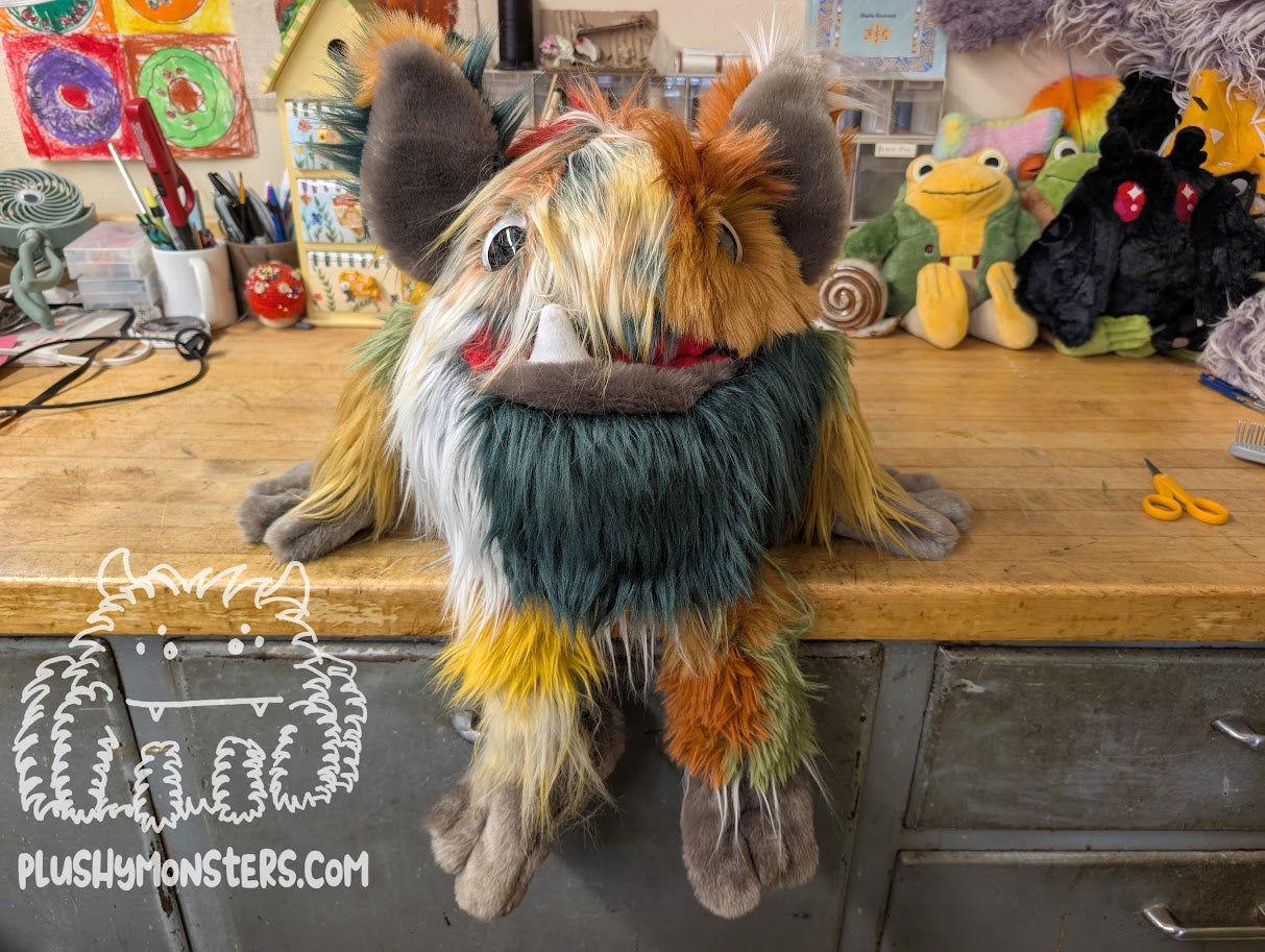 Desi! - Patchy Weighted Flatbottom Tongue Monster
