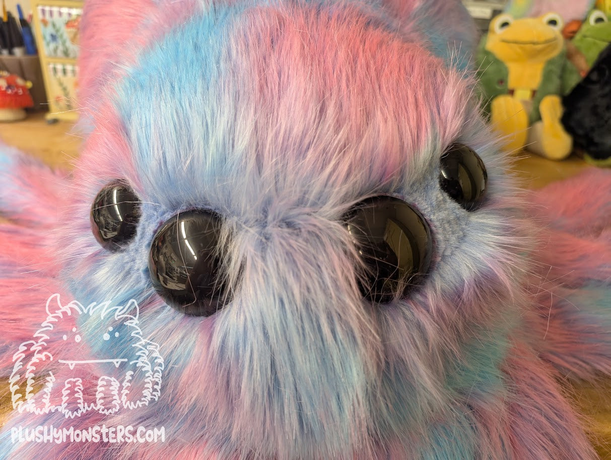 Big Cotton Candy! With Oversized Eyes! - Weighted Big'n