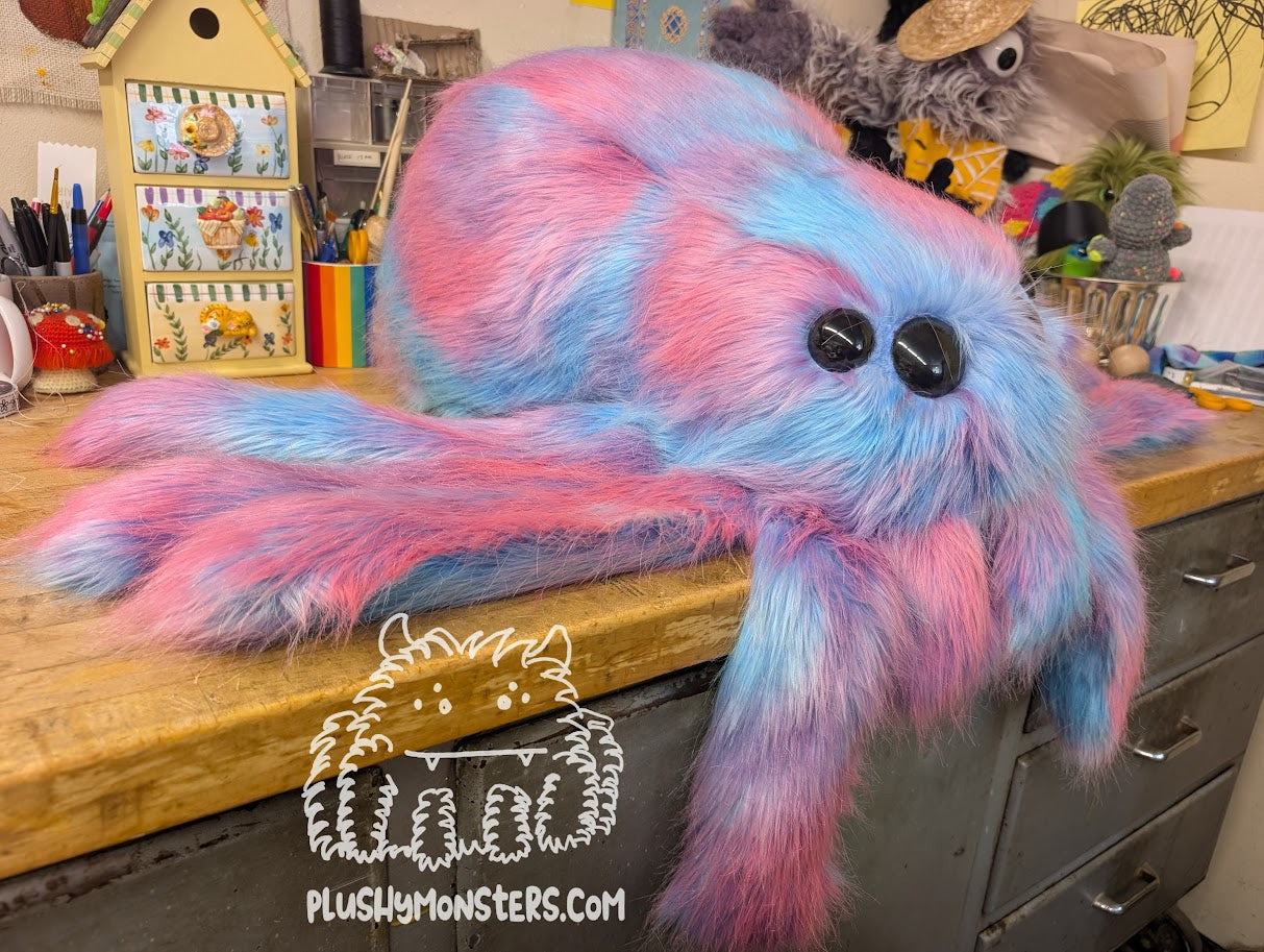 Big Cotton Candy! With Oversized Eyes! - Weighted Big'n