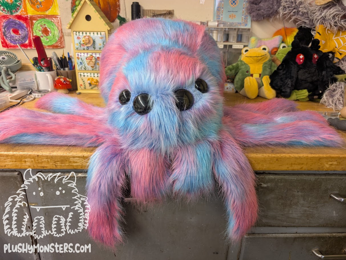 Big Cotton Candy! With Oversized Eyes! - Weighted Big'n