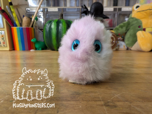 Puff Tiny Boi with Teal Oval Eyes!