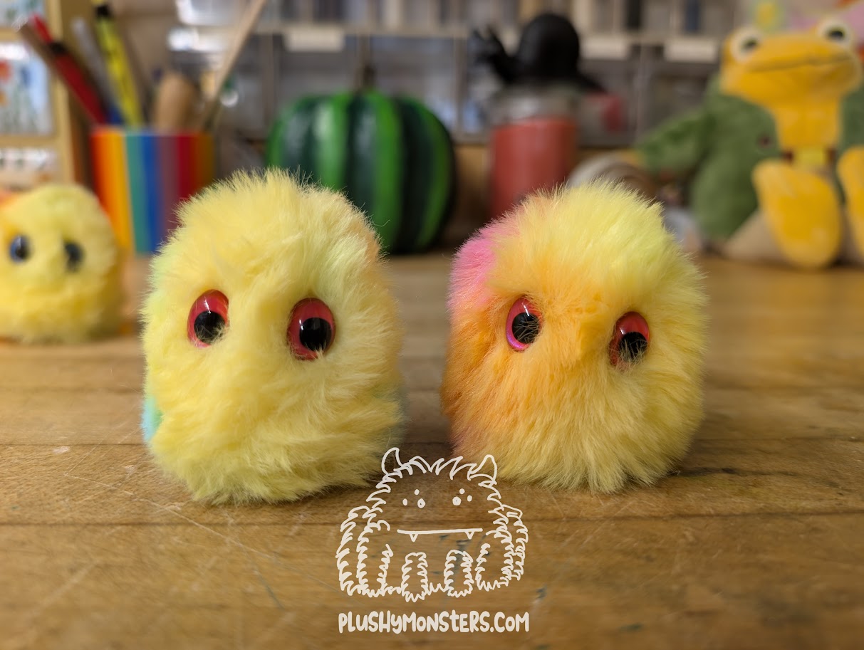 Sherbert Tiny Boi with Red Oval Eyes!