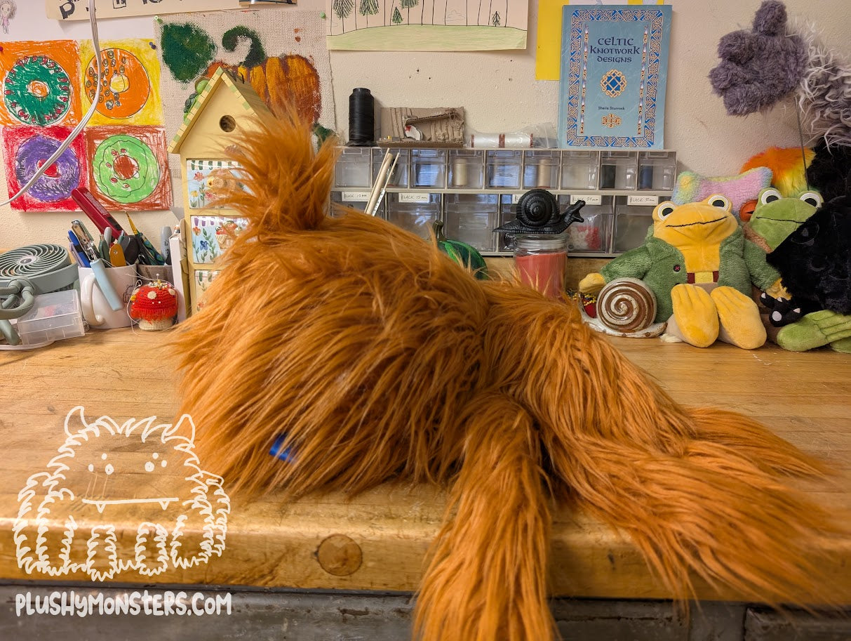 Lil' Hazelnut Shaggy Dog Spider in Disguise! - Weighted Lil' Guy