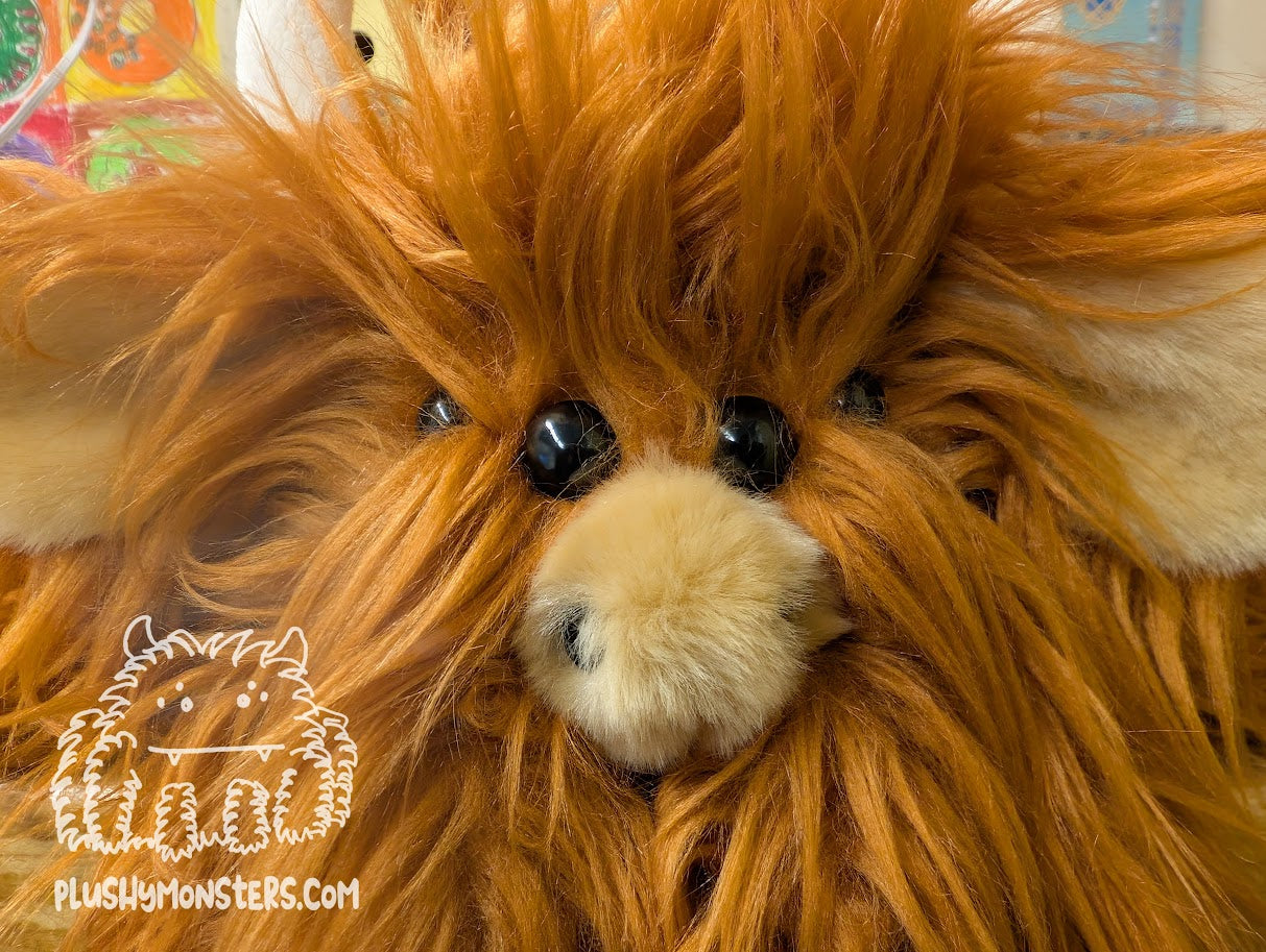 Lil' Hazy! Highland Cow Spider in Disguise - Weighted Lil' Guy