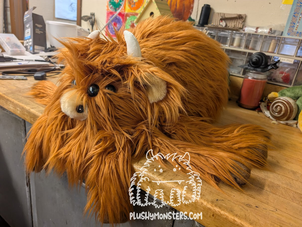 Hazelnut, Highland Cow Spider in Disguise - Weighted Middlin'