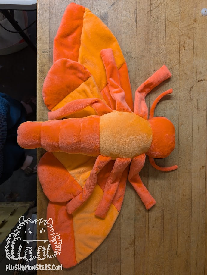 Shrimp! - Weighted Moth Plushy