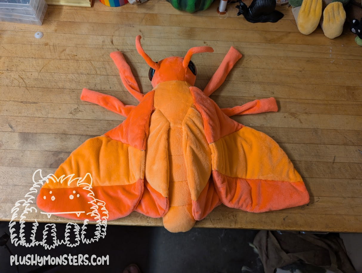 Shrimp! - Weighted Moth Plushy