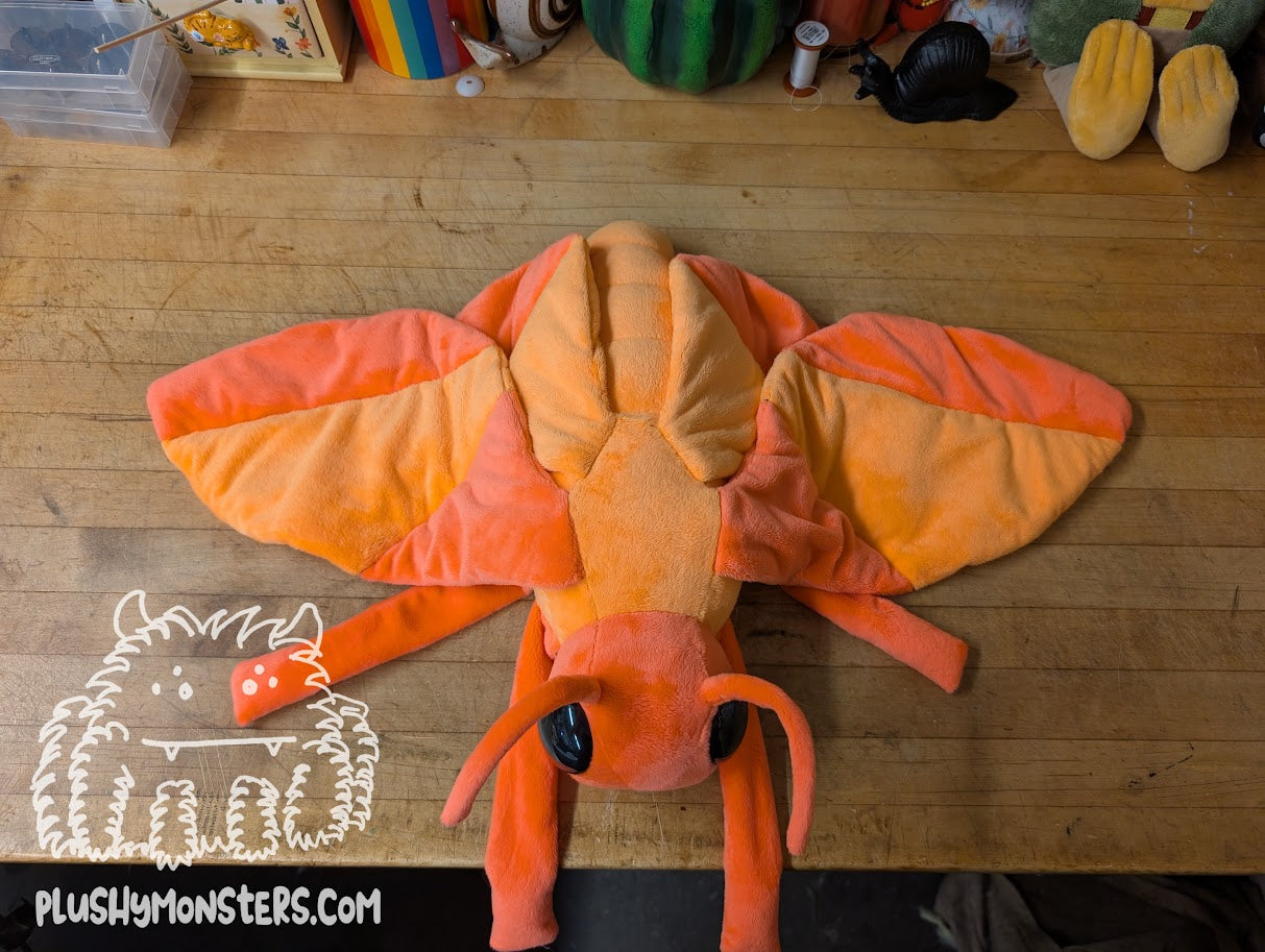 Shrimp! - Weighted Moth Plushy