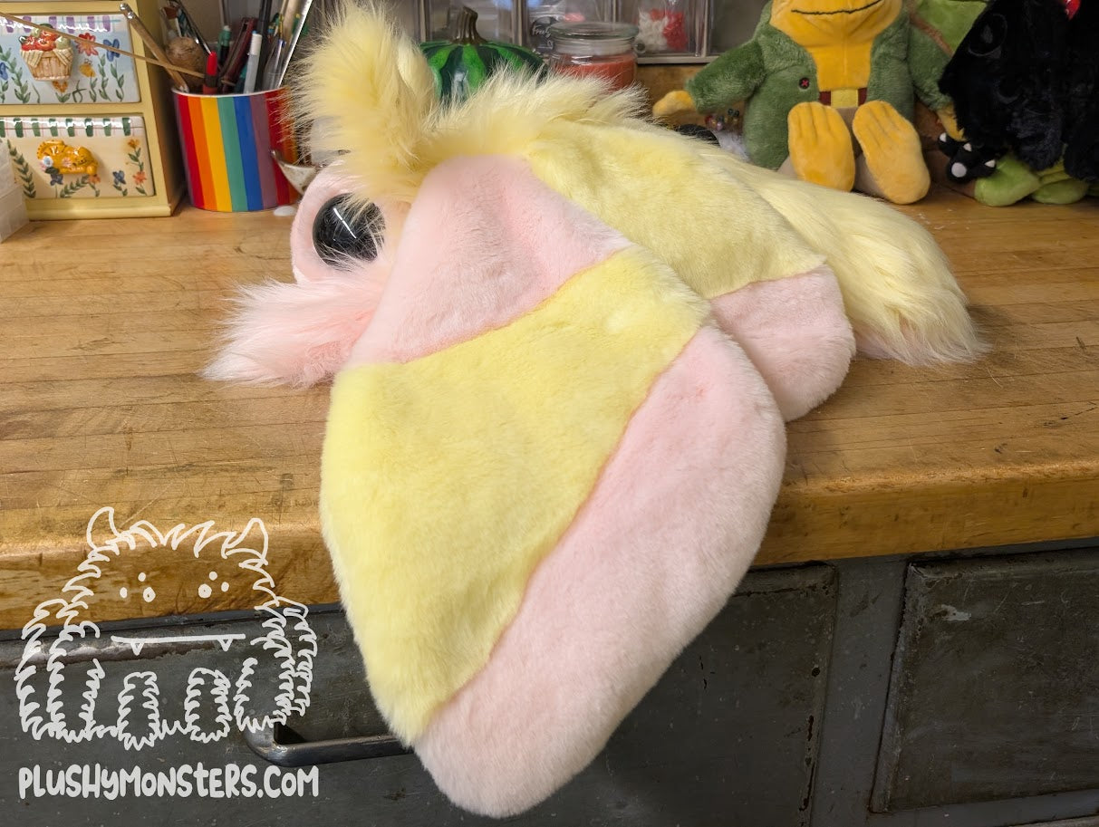 Rosy! - Weighted Moth Plushy Preorder