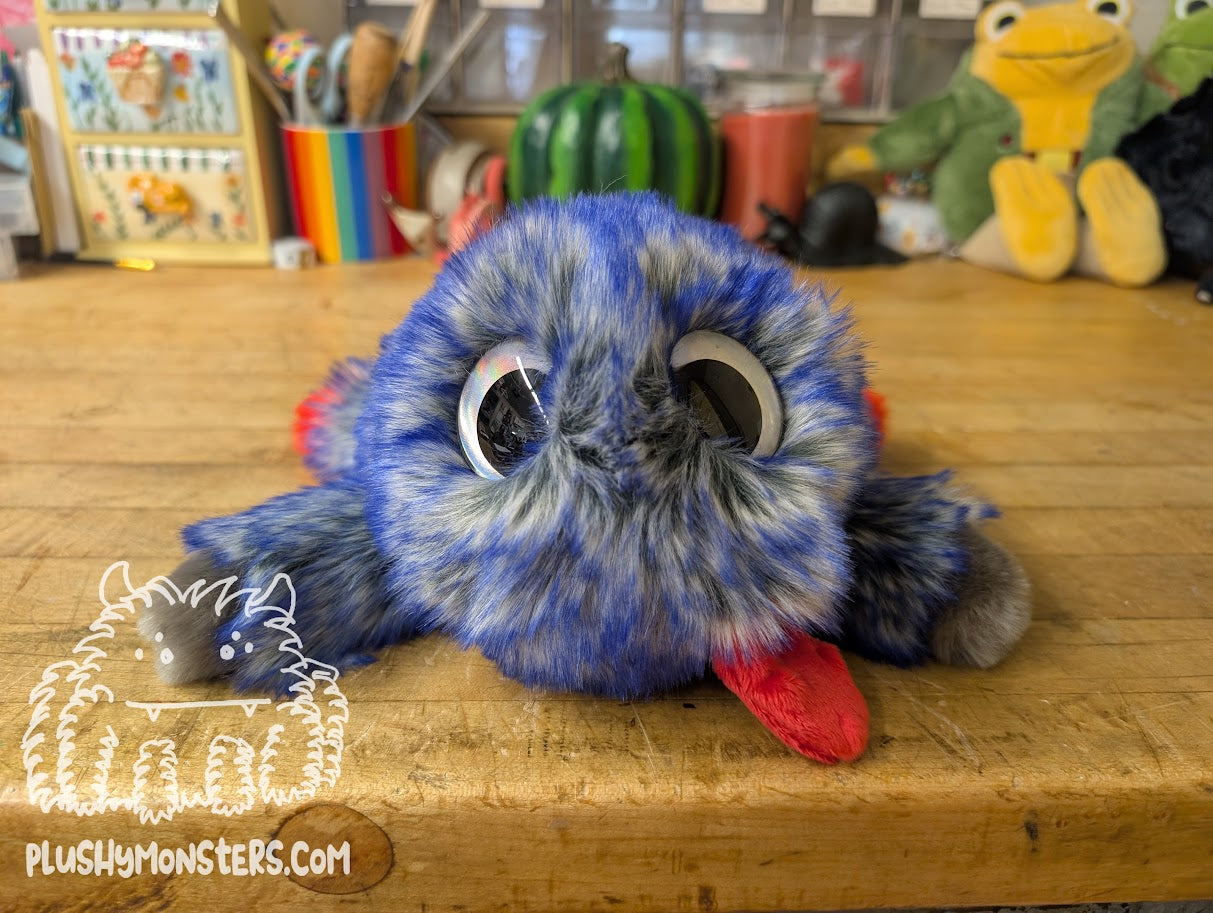 Derpy Clarence Gumbus! With Silver Eyes and Red and Gray Feet!