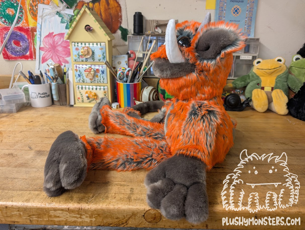 Tusker! - Weighted Lanky Plushy Monster