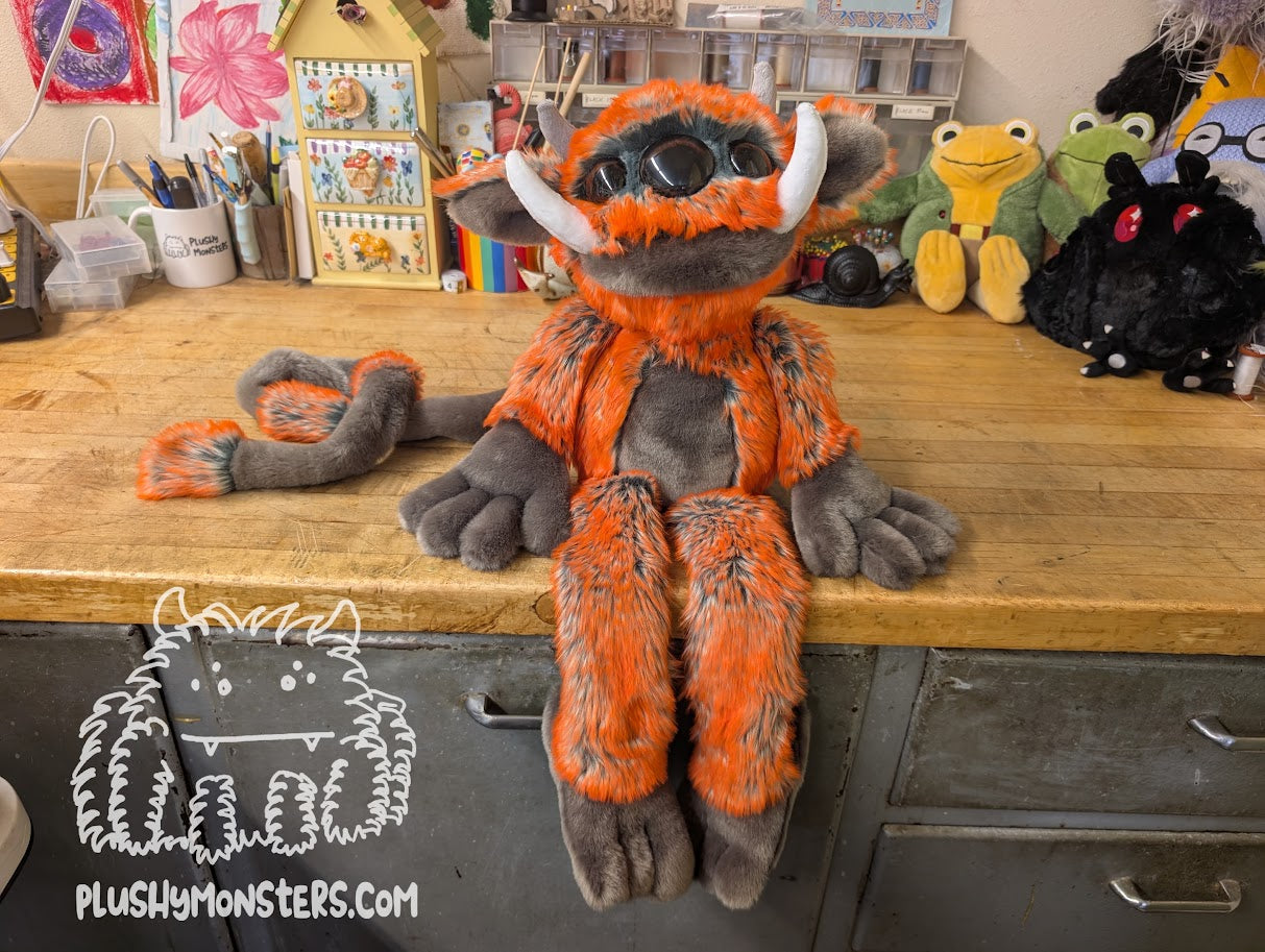 Tusker! - Weighted Lanky Plushy Monster