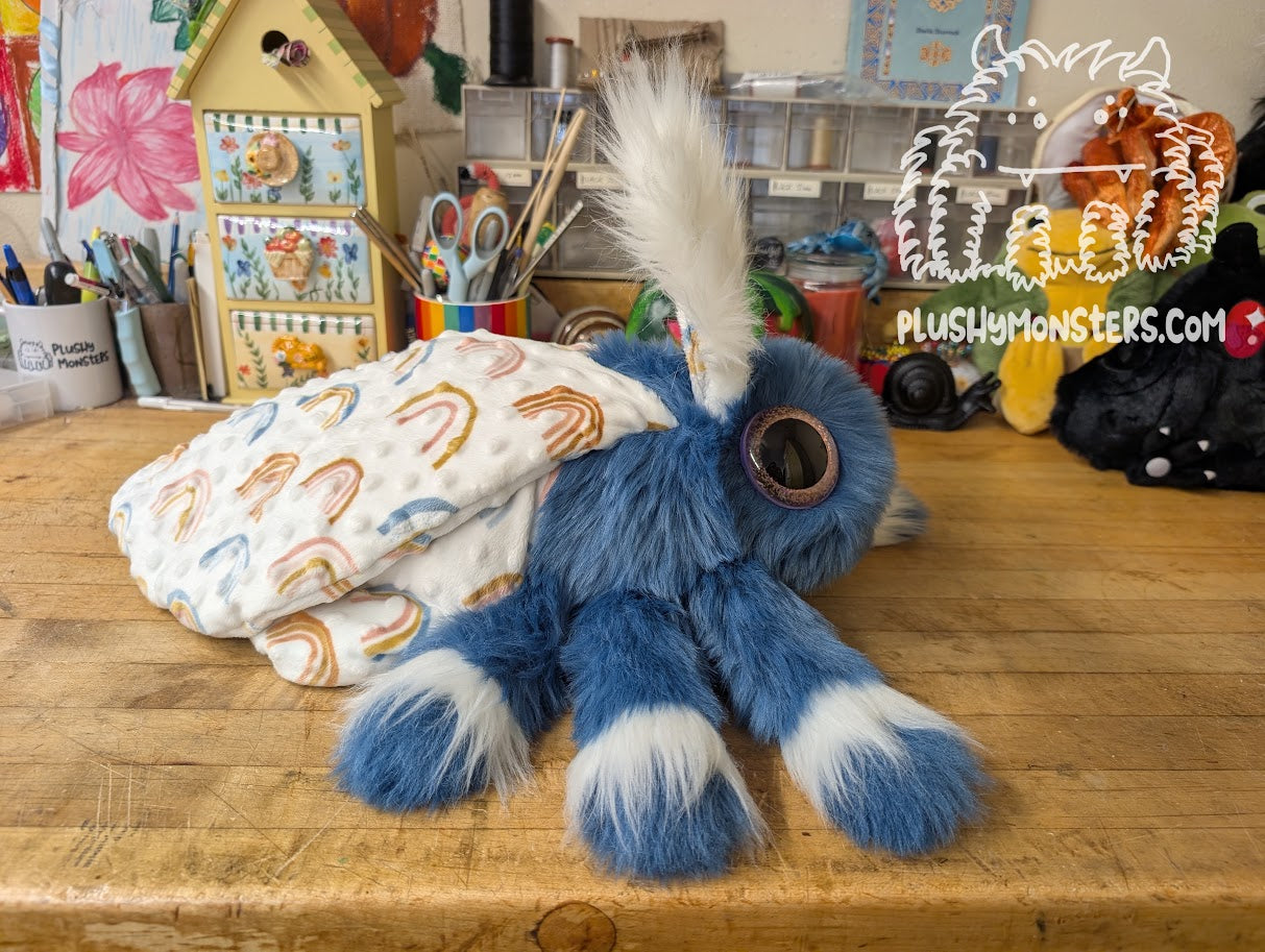 Pinto Brentrup Wibbles! - Weighted Moth Plushy