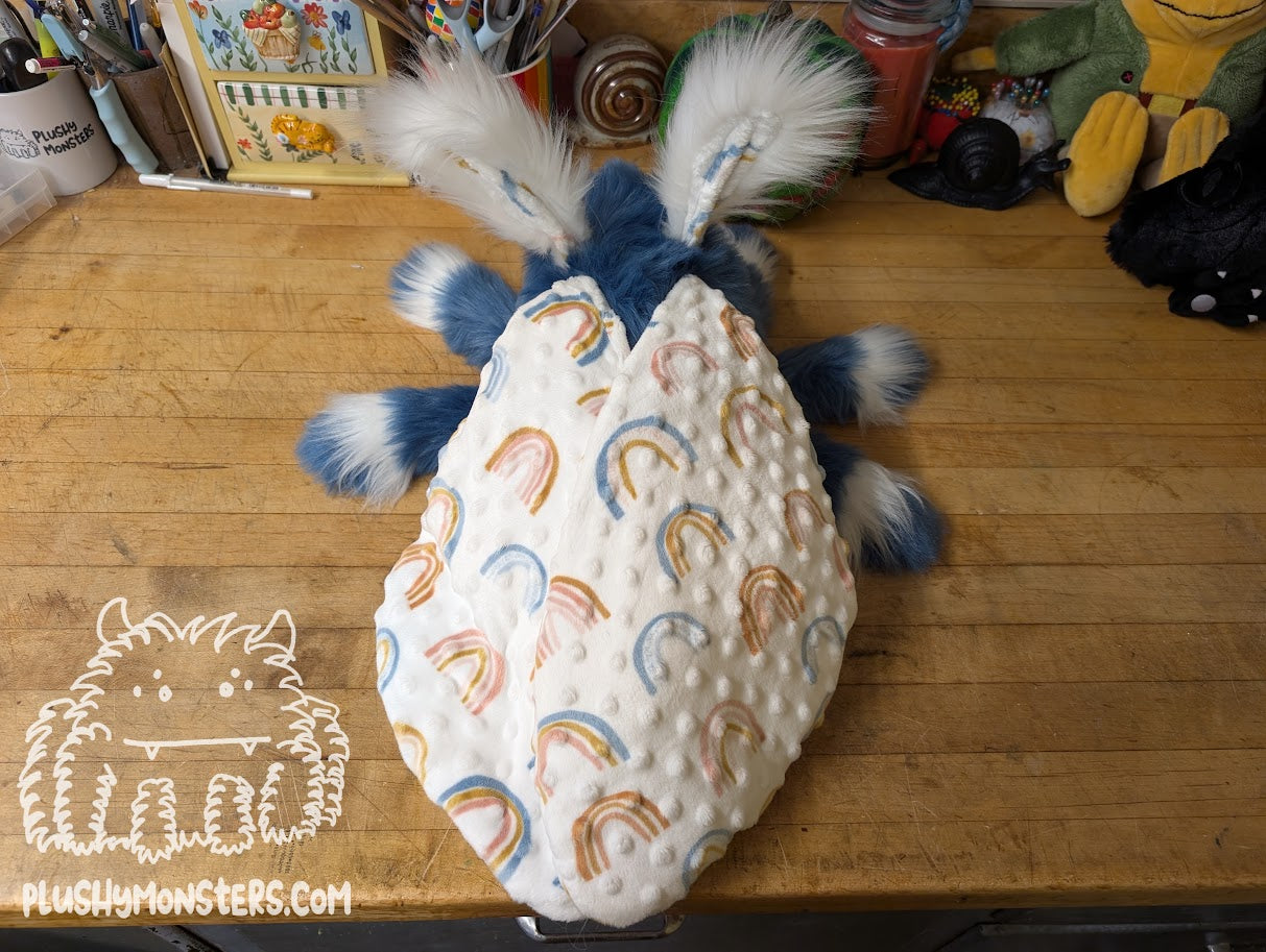 Pinto Brentrup Wibbles! - Weighted Moth Plushy