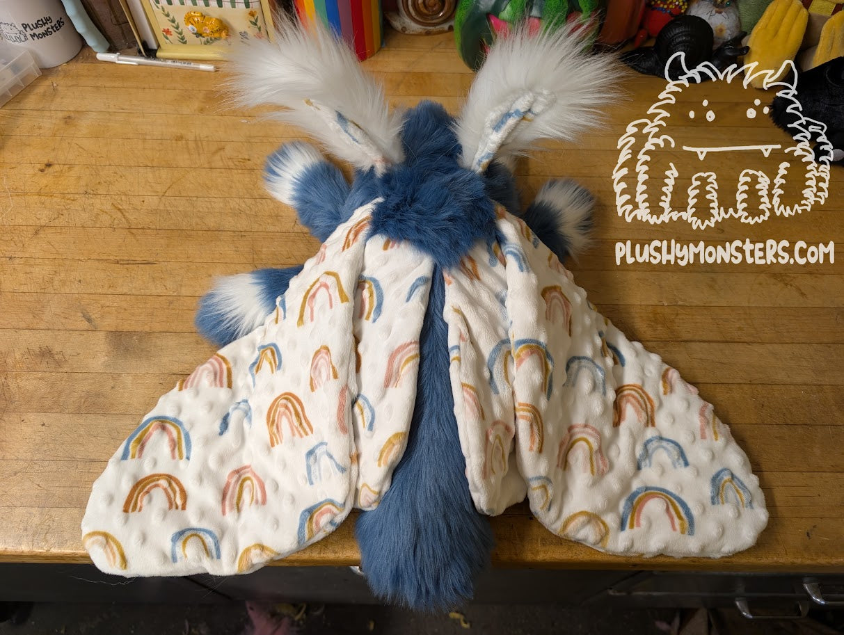 Pinto Brentrup Wibbles! - Weighted Moth Plushy