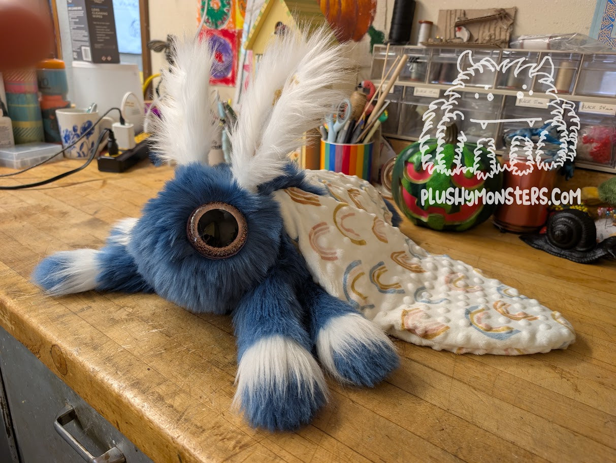 Pinto Brentrup Wibbles! - Weighted Moth Plushy