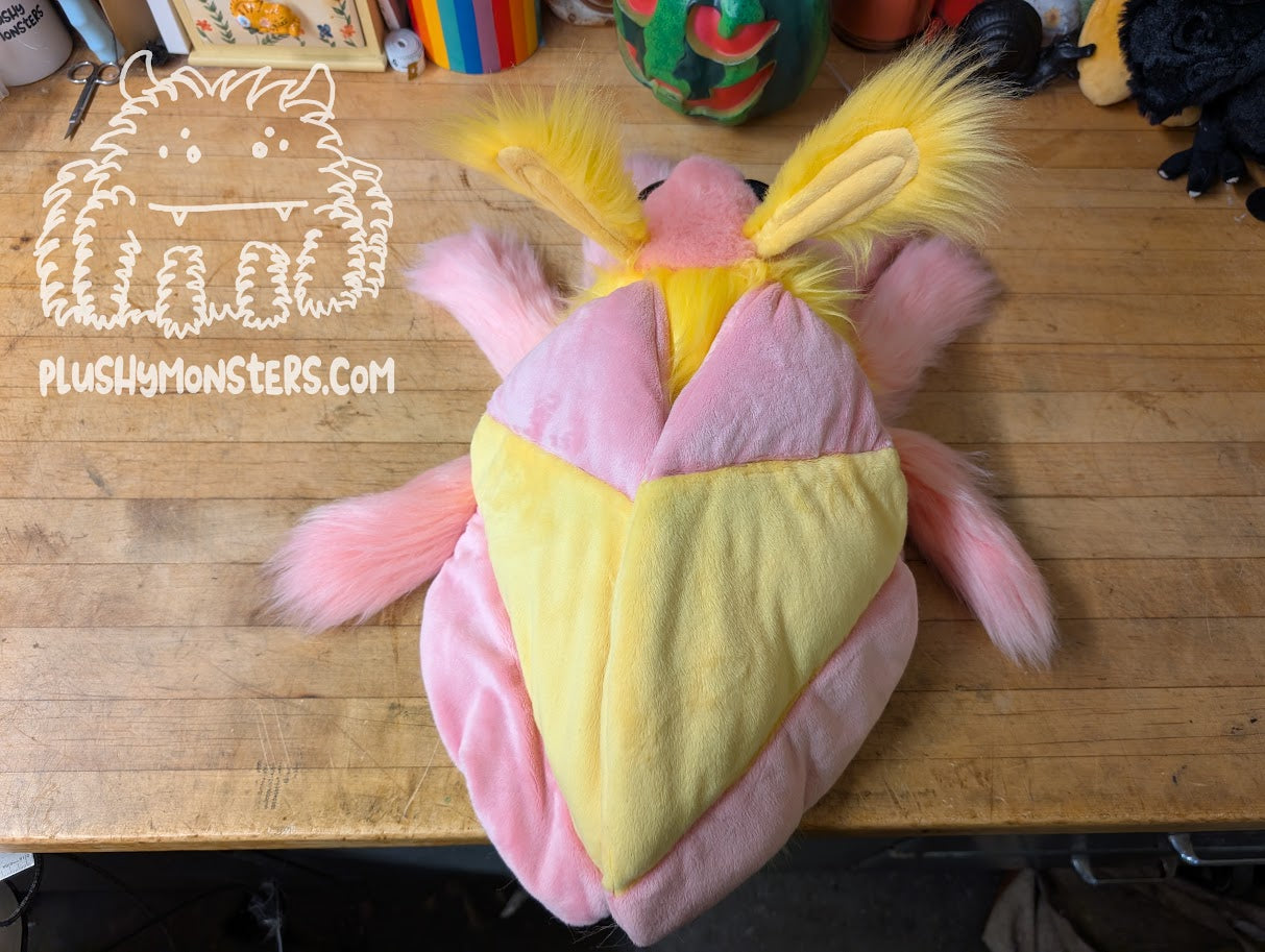 Marcy! - Weighted Rosy Maple Moth Plushy