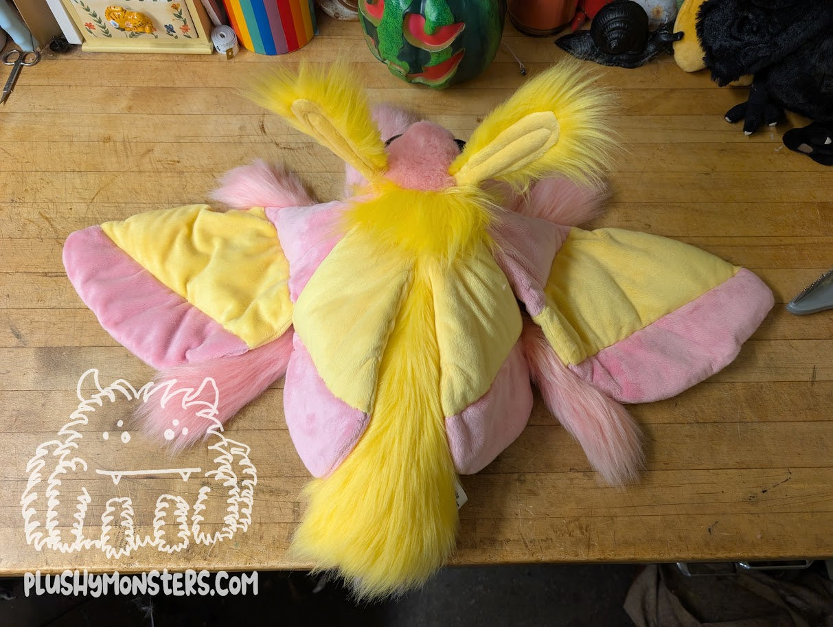 Marcy! - Weighted Rosy Maple Moth Plushy