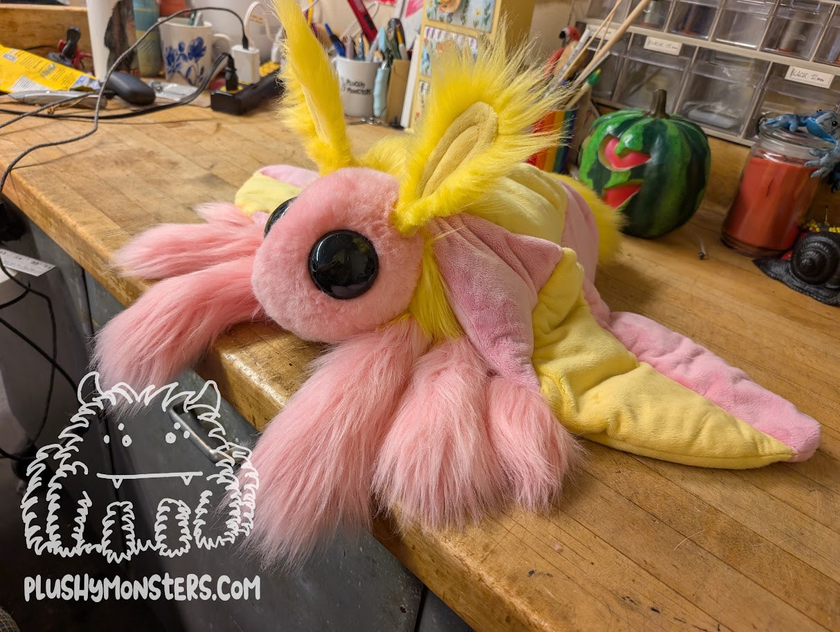 Marcy! - Weighted Rosy Maple Moth Plushy