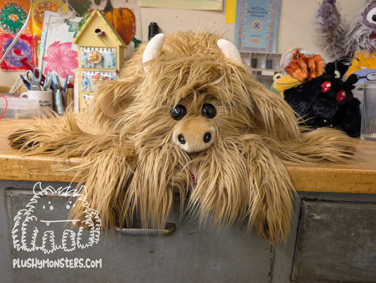 Delilah, Highland Cow Spider in Disguise - Weighted Middlin'