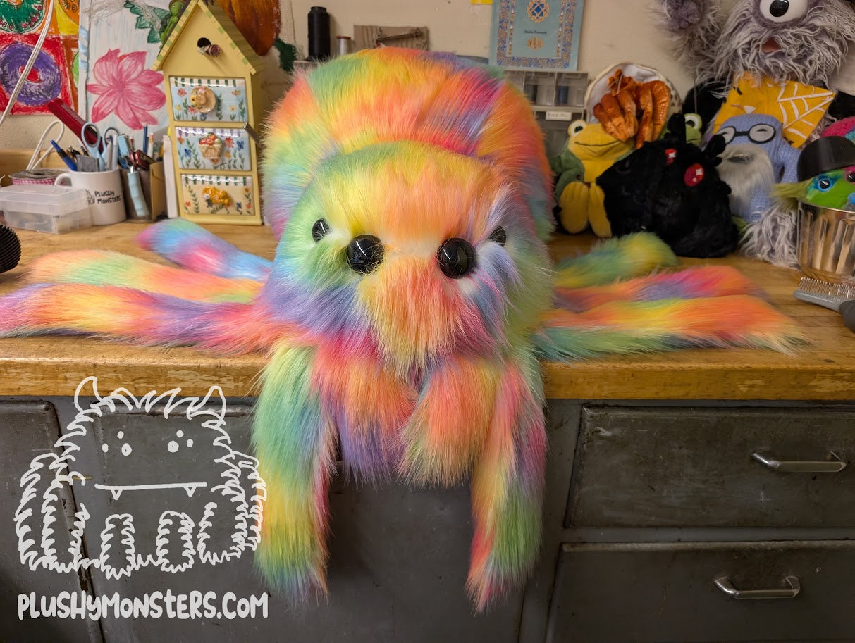 Big Rainbow Wave! With Oversized Eyes! - Weighted Big'n