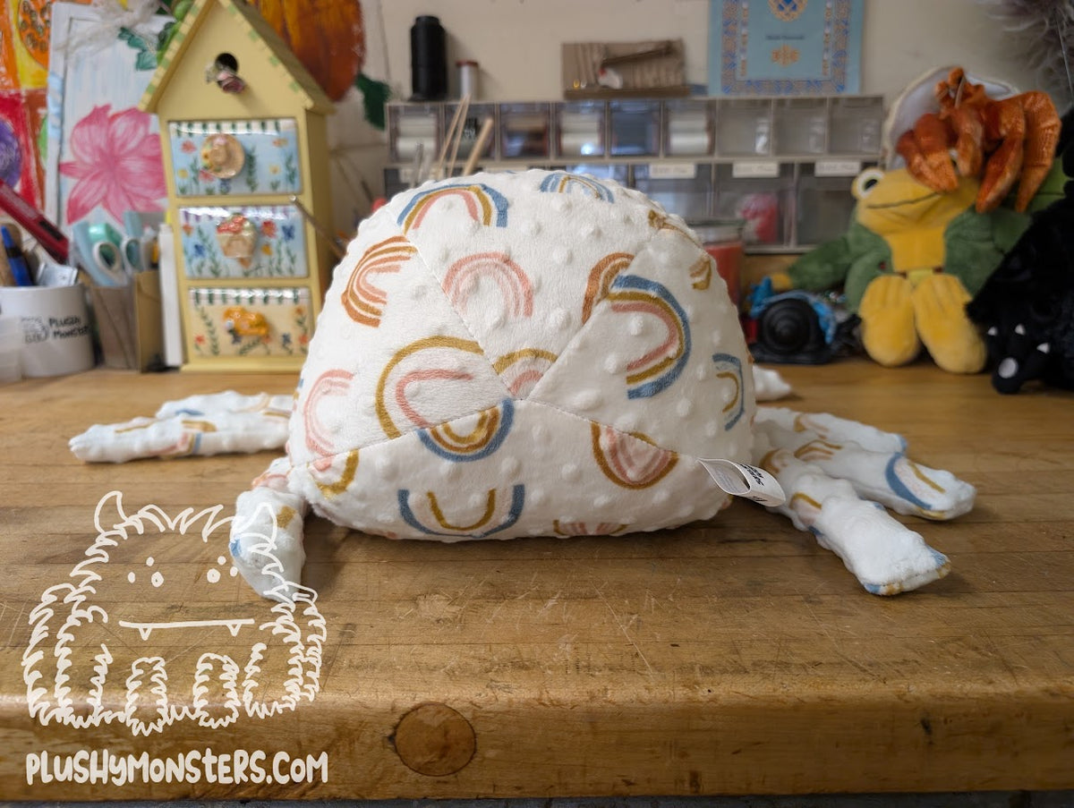 Rainbro! - Weighted Minky Spider Plushy