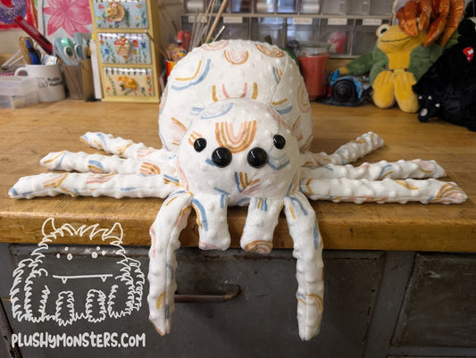 Rainbro! - Weighted Minky Spider Plushy