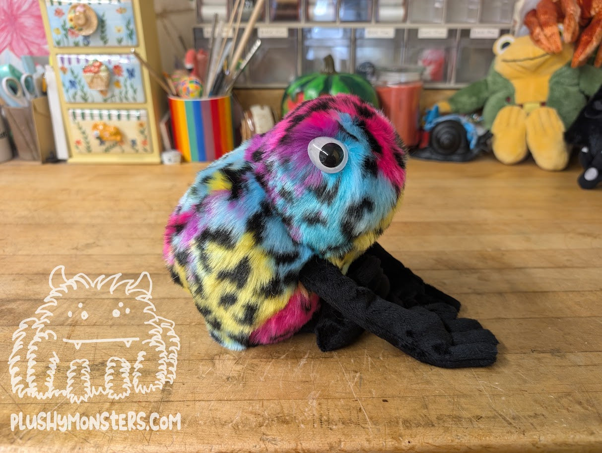 Quite Startled Rainbow Leopard! - Little Weighted Nerd